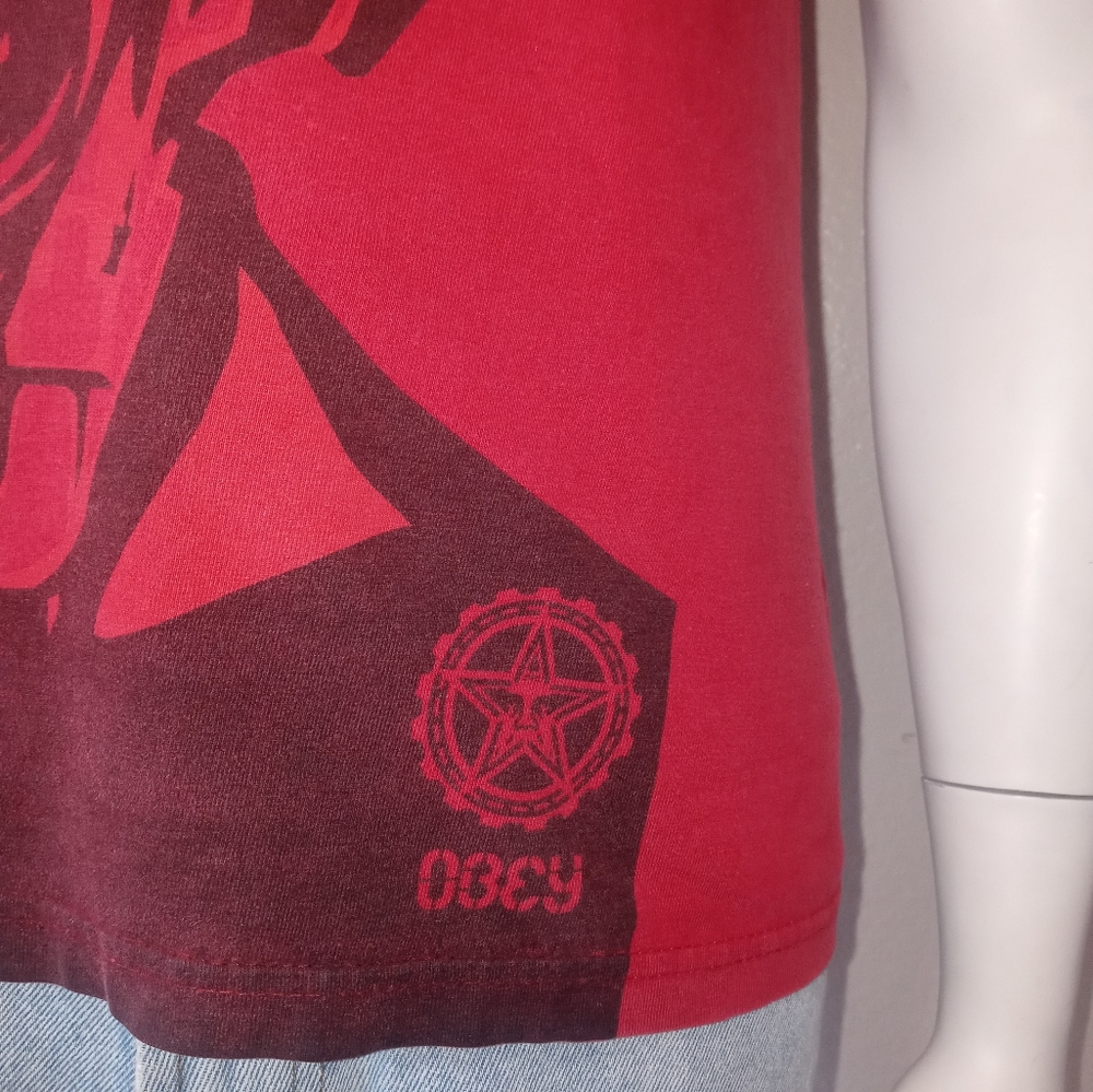 Obey Posse T-shirt Sz M - Picture 4 of 7